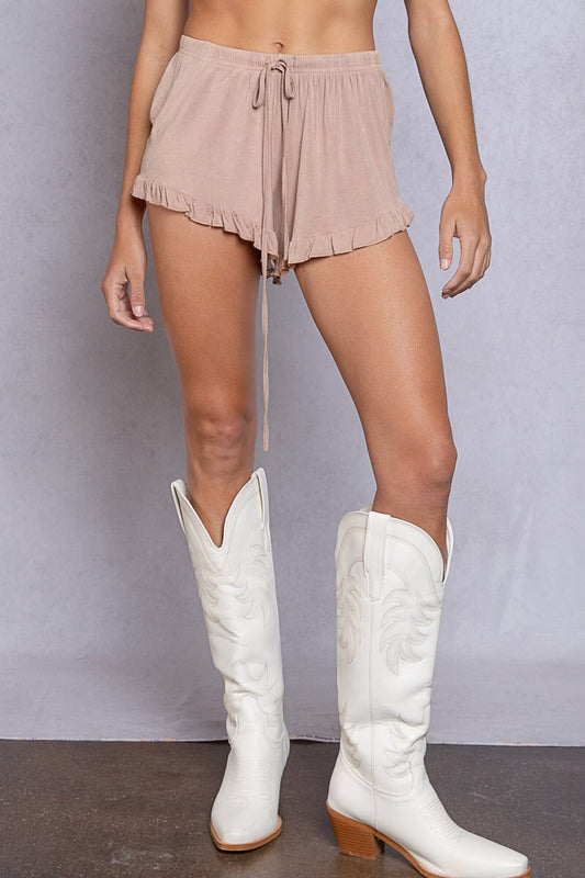 Beige Shorts