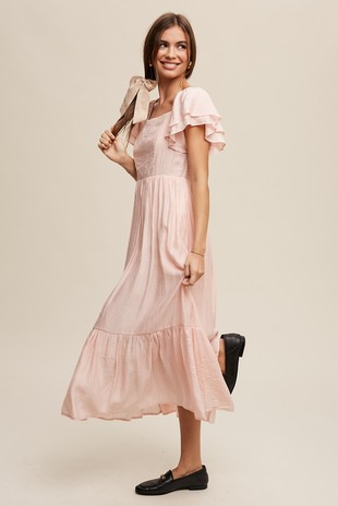 Blush Midi Dress