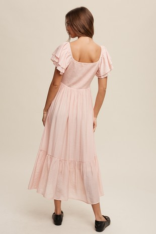 Blush Midi Dress