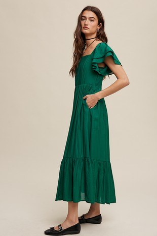 Green Midi Dress