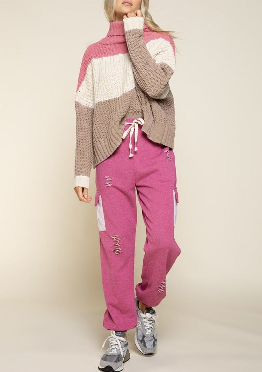 Lexxi Color Block Sweater