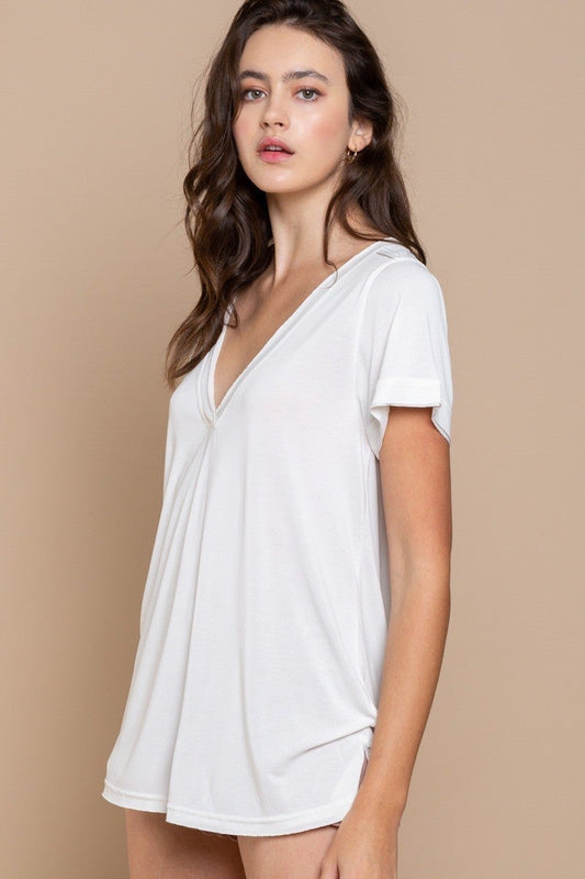 Plain Rough Cut Top