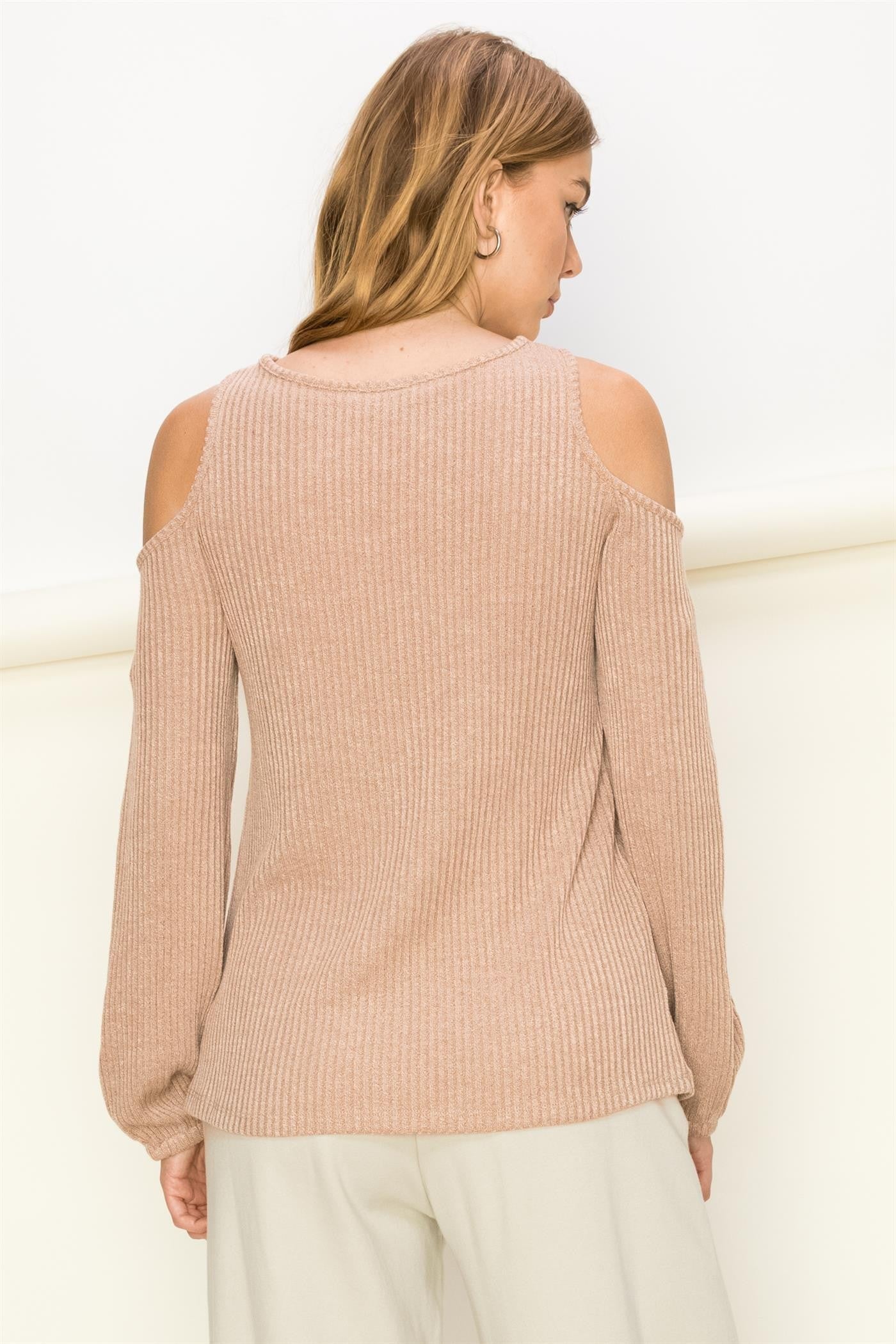 Taupe Knit Top