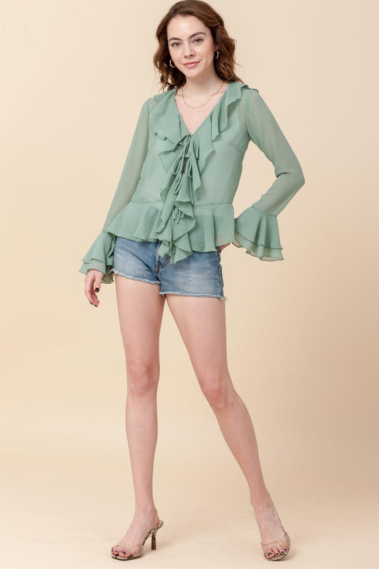 Green shirt