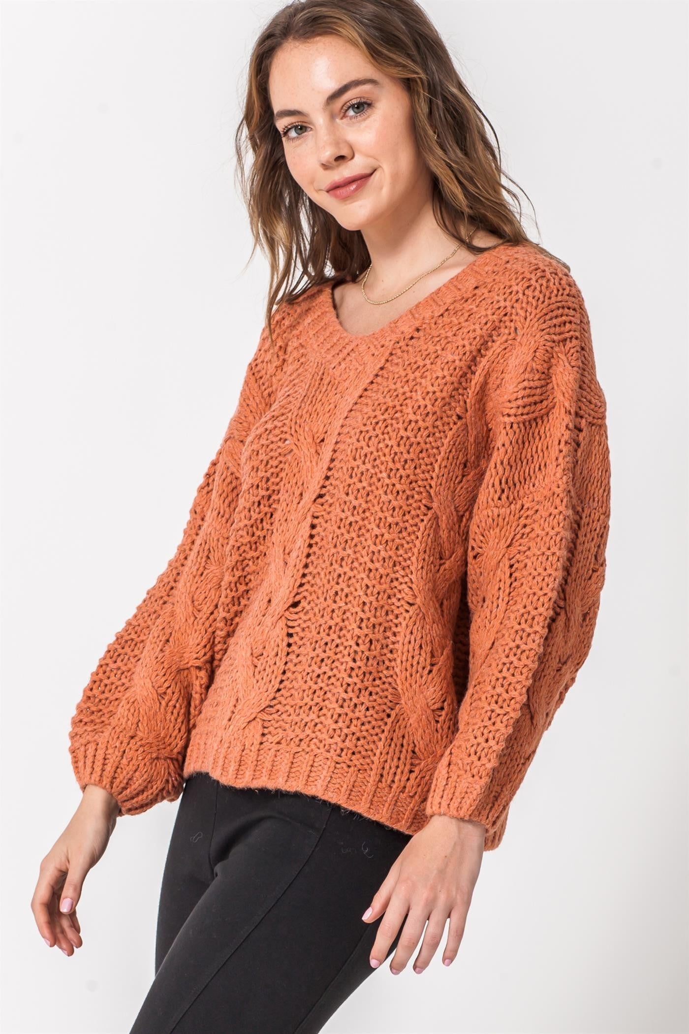 Copper Sweater *Final Sale*