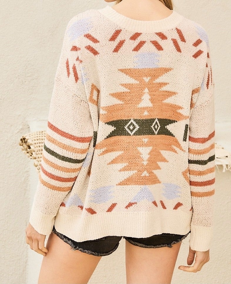 Jennifer Aztec Sweater